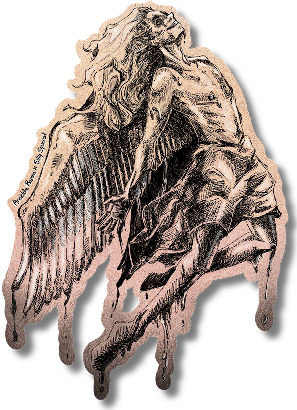 Anaelda Ramos's sticker artwork