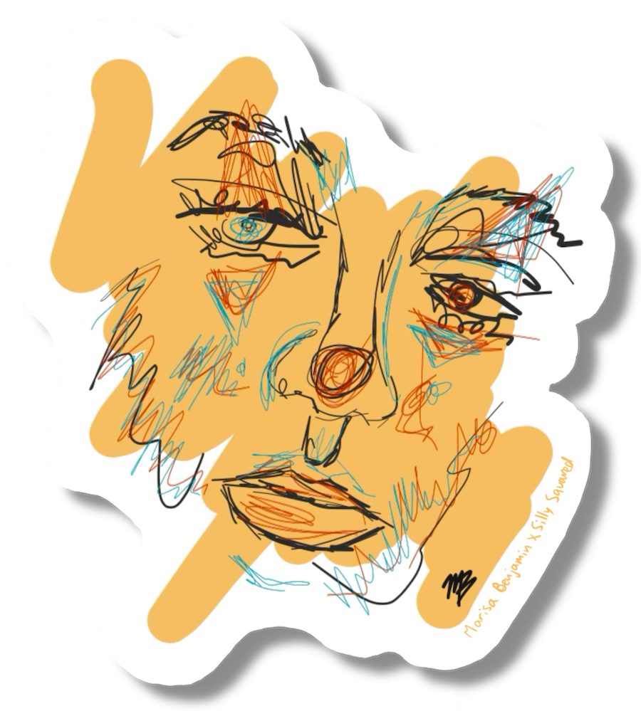 Marisa Benjamin's sticker artwork