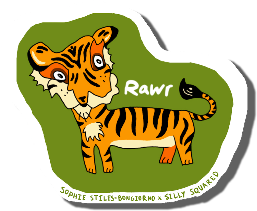 Sophie Stiles-Bongiorno's sticker artwork