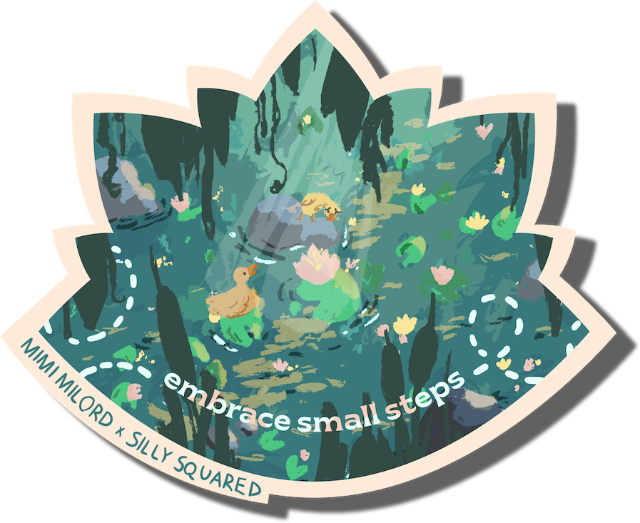 Mimi Milord's sticker artwork