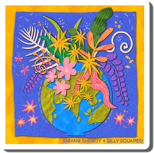 Shivani Shenoy's sticker artwork