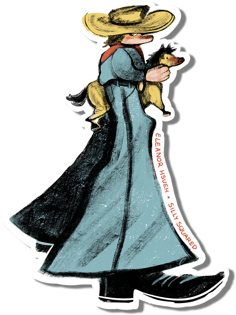Eleanor Hsueh's sticker artwork