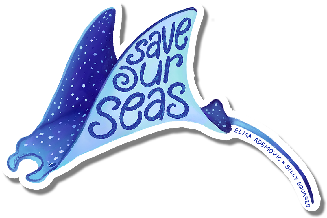 Elma Ademovic's sticker artwork