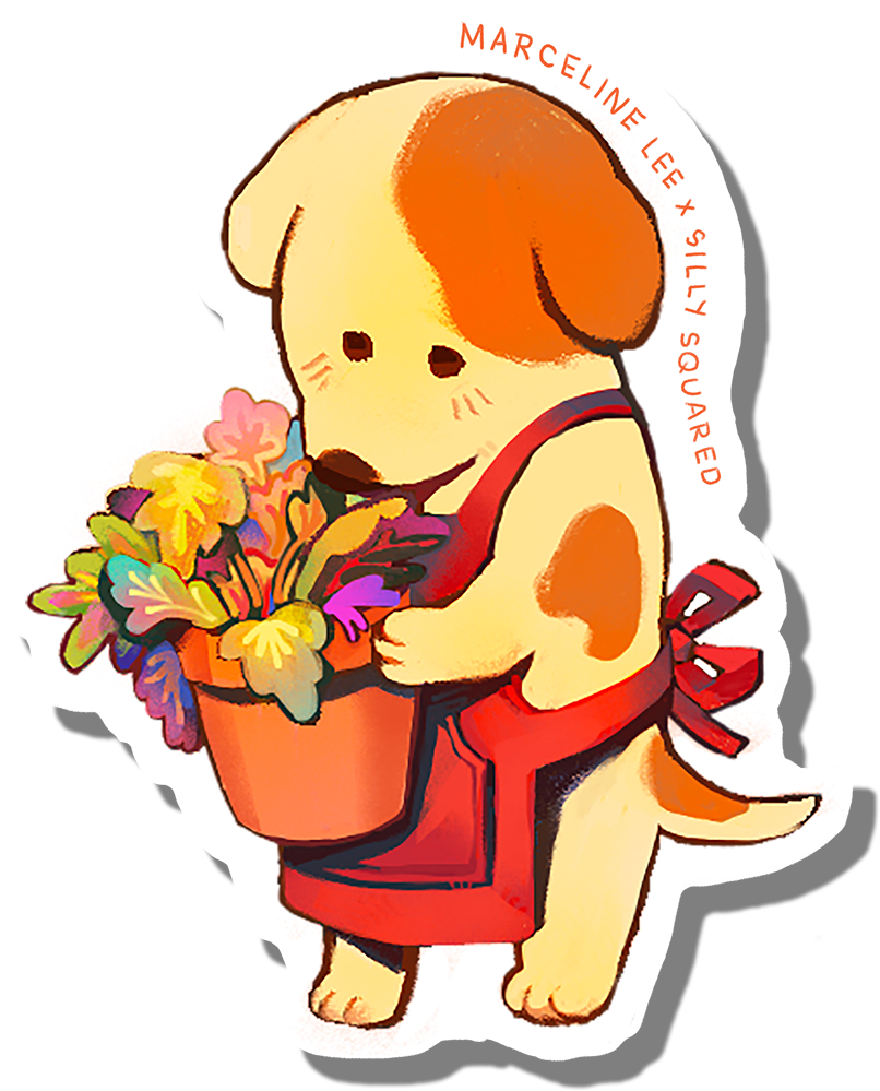 Marceline Lee's sticker artwork