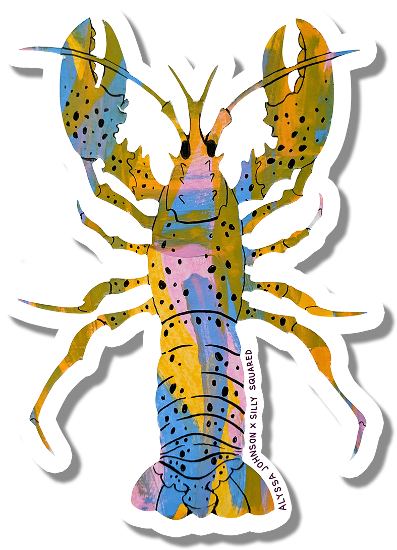 Alyssa Johnson's sticker artwork