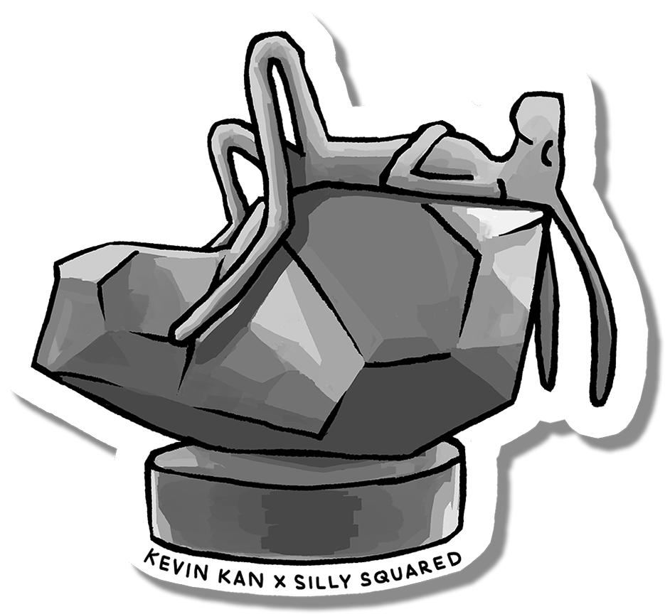 Kevin Kan's sticker artwork